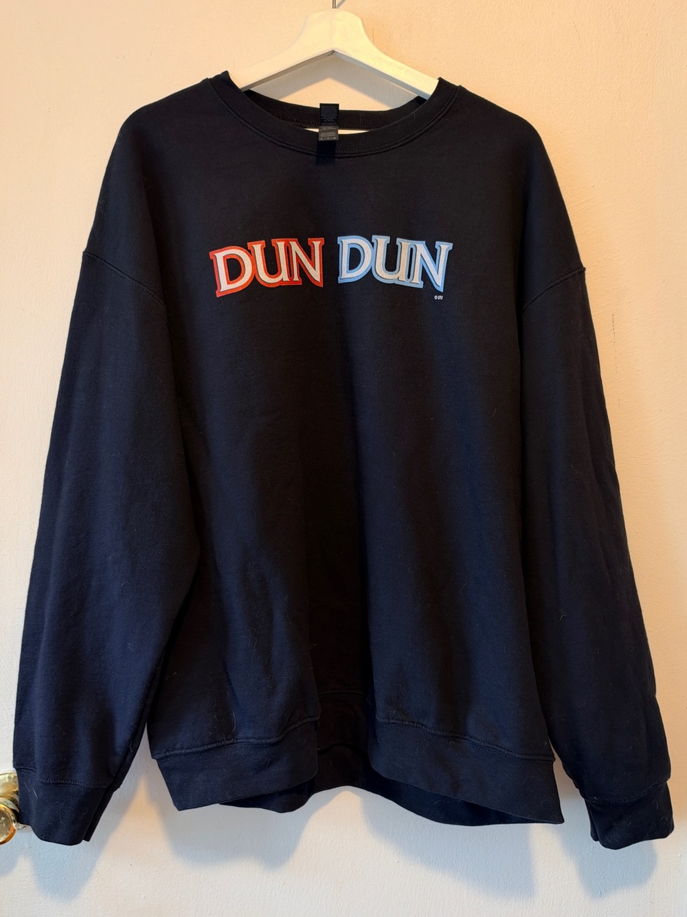 Law & Order Black Crewneck with DUN DUN Logo